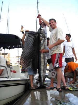 Gus and his 111 inch Sailfish